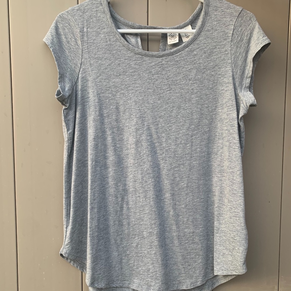 Gray basic tee- TJ MAXX